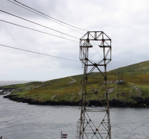 Teleférico que une la Península de Beara con la Isla de Dursey