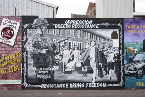 Mural en la Falls Road, Belfast